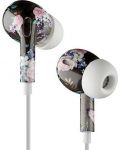 Slušalice s mikrofonom Cellularline - Music Sound Flowers, višebojne - 2t